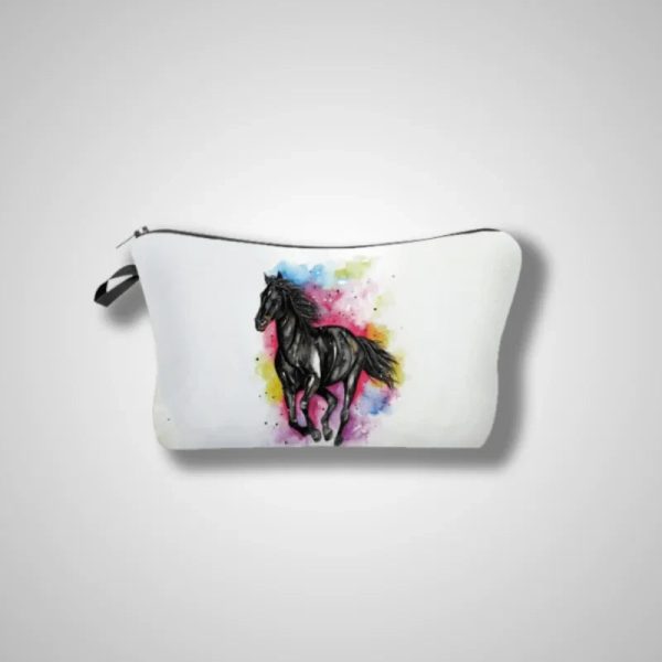 Horse toiletry bag for women