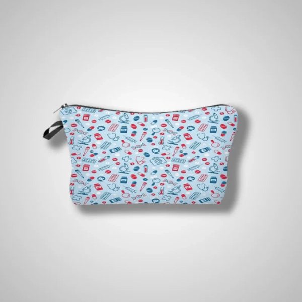 Light blue first aid kit