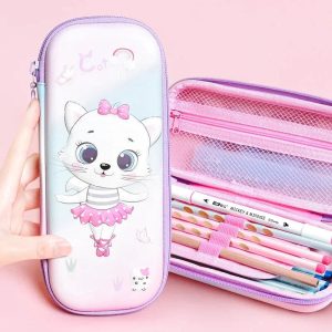 Pink 3D pencil case Pink 3D pencil case