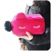 Plush toiletry bag
