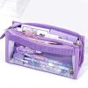 Transparent pencil case