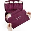 Women's compartment toiletry bag