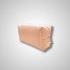 Women's leather toiletry bag