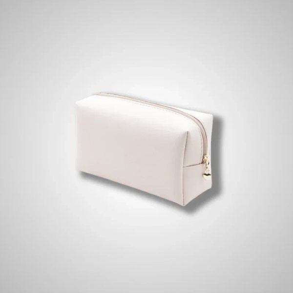 Women's leather toiletry bag